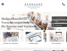 Tablet Screenshot of bernhard-assekuranz.com